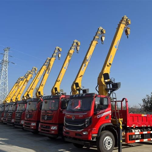 Grúa montada en camión