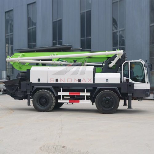 Bomba de pluma sobre orugas TBP90-10-18